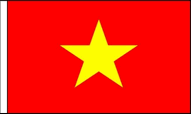 Vietnam Hand Waving Flags